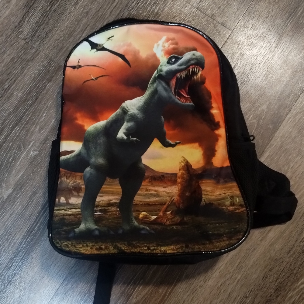 Dinosaur Print Backpack for Kids